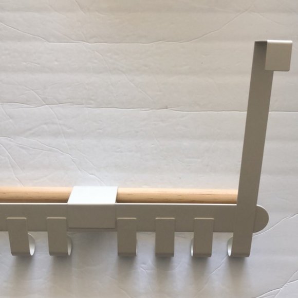 Squared Away Over-the-Door Accessory Organizer in Blond/Coconut Milk - Picture 8 of 9